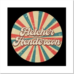 Circle Design Henderson Proud Name Birthday 70s 80s 90s Styles Posters and Art